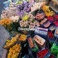 춘천꽃도소매 조은생화(2menflower) 로고